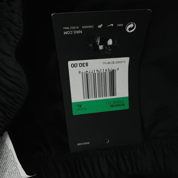 New Nike Tempo 3" Running Shorts XL Xlarge Black, Brief Liner Women Athletic - Picture 3 of 4